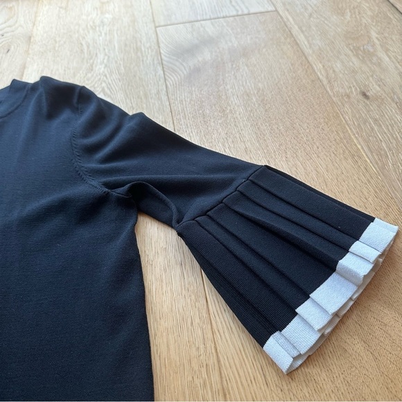 COS Black Light Sweater with White Accents - Picture 9 of 12